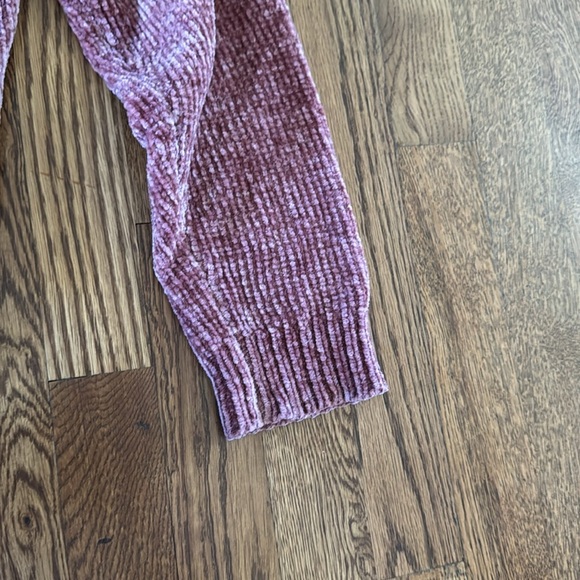 Love Tree Women’s Knit Mauve Hoodie Size Medium - Picture 5 of 7